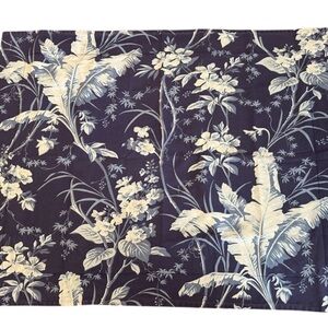 Pottery Barn Bed +‎ Bath Botanical Palm Floral Coastal Cottage Pillow Sham King